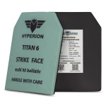 Титано-керамічна бронеплита 5 класу Hyperion. Вага 2.8 кг. Розмір М (25х30 см) 2