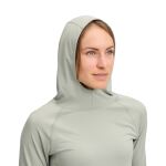 Женская кофта с рукавом реглан Black Diamond W Ls Alpenglow Hoody, Agave 5