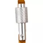 Карабін алюмінієвий Tramp 6 см з муфтою UTRA-307-orange, помаранчевий 2