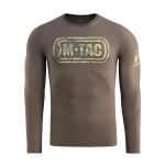 Футболка с длинным рукавом M-Tac Logo Dark Olive 2 Футболка с длинным рукавом M-Tac Logo Dark Olive 2