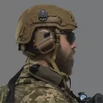 Тактические наушники EARMOR M31H с креплениями под каску. 4
