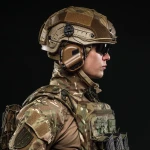 Комплект: шолом Fast з навушниками M31H Plus та кавер, L. Койот 5 Комплект: шолом Fast з навушниками M31H Plus та кавер, L. Койот 5