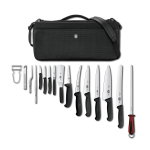 Ніж Victorinox Набір кухонний Chef’s Knife Folder Compact Set, 16 предметів, Чорний