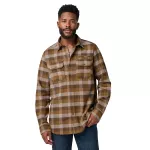 Сорочка тактична "5.11 Tactical® Lester Flannel Plaid Long Sleeve Shirt" Dark Earth Check