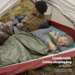 Спальний мішок Naturehike LW180 Mini NH21MSD04 (від -3°C до 15°C). Лівий, XL. Темно-зелений 5