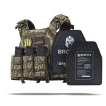 Бронежилет 4 класса (PRO). Вес 5.5 кг. Керамические плиты 2.2 кг. Пиксель (мм-14)
