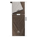 Спальник надлегкий Naturehike Summer LW180 NH21MSD09 лівий (15°C) коричневий 2