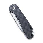 Ніж складаний Civivi Elementum Damascus / Carbon Fiber & G10, темно-сірий 4