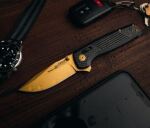 Розкладний ніж SOG Terminus XR LTE, Carbon/Gold 10 Розкладний ніж SOG Terminus XR LTE, Carbon/Gold 10
