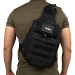 Сумка через плечо Tribe Sling Pack 6,5 л, Оливковый 15 Сумка через плечо Tribe Sling Pack 6,5 л, Оливковый 15