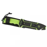 Ніж Ganzo G8012V2 зелений з паракордом та кресалом. Вуглецева сталь 2 Ніж Ganzo G8012V2 зелений з паракордом та кресалом. Вуглецева сталь 2