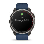 Смарт-годинник Garmin Quatix 8, 47mm, AMOLED, Saph, GPS. Синій 4