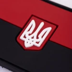 Патч (шеврон) «Флаг» от Brand Element. Мягкий ПВХ пластик. Красно-черный 2 Патч (шеврон) «Флаг» от Brand Element. Мягкий ПВХ пластик. Красно-черный 2