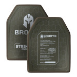 Керамічні бронеплити 5 класу Bronyx (комплект). Вага 5.96 кг. Розмір L (26х33 см)