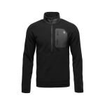 Кофта флісова чоловіча Black Diamond M Rift HZ Fleece Jacket, Black/Black
