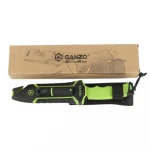 Ніж Ganzo G8012V2 зелений з паракордом та кресалом. Вуглецева сталь 8 Ніж Ganzo G8012V2 зелений з паракордом та кресалом. Вуглецева сталь 8