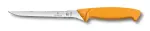 Ніж Victorinox кухонний Swibo Fish Filleting, вузький, гнучкий, для філе, помаранчевий, 16 см, клинок 160 мм, сталь X50CrMoV15