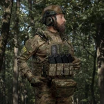 Одинарный подсумок под магазин АК, пластиковая основа. MOLLE интерфейс. Мультикам 8