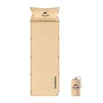 Килимок самонадувний Naturehike NH15Q002-D з подушкою Бежевий