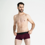 Трусы мужские анатомические с сеткой Men's Set Anatomic Classic Light Black Series. Марсала 4