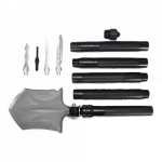 Лопата багатофункціональна Adimanti HK002. Чорне металеве руків'я