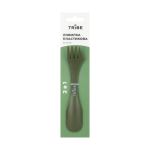 Ложка-виделка Tribe Spork пластикова, Оливкова 4 Ложка-виделка Tribe Spork пластикова, Оливкова 4