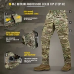 Штани M-Tac Aggressor Gen II Flex Rip-Stop. Мультикам 8