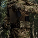 Одинарный подсумок под магазин AR, пластиковая основа. Система MOLLE. Мультикам 5