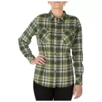 Рубашка женская тактическая фланелевая "5.11 Heartbreaker Flannel Shirt" Swamp