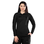 Поло Pani Paladin Long CoolPass Pique LT Черное
