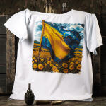 Футболка з малюнком "Ukraine" White 6