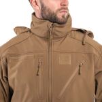 Куртка демисезонная софтшелл "SOFTSHELL JACKET SCU" Coyote 9