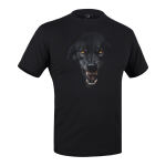 Футболка с рисунком "Оборотень" Combat Black