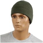 Шапка акрилова тонкої в'язки "Beanie Cap" Olive
