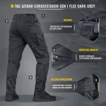 Штани M-Tac Conquistador Gen I Flex. Темно-сірий 5