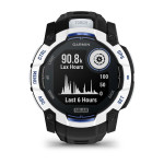 Смарт-годинник Garmin Instinct 3, 50mm, Solar, Whitestone with Black Band, GPS. Білий