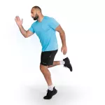 Футболка FitPro Голубая 2 Футболка FitPro Голубая 2