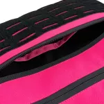 Тактическая мужская сумка через плечо HardKit RoKit Pink Black M с MOLLE и велкро 6
