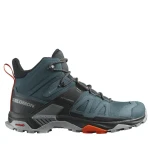 Треккинговые ботинки Salomon X Ultra 4 MID Gore-Tex. Синий/Оранжевый Треккинговые ботинки Salomon X Ultra 4 MID Gore-Tex. Синий/Оранжевый