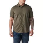 Сорочка тактична "5.11 Tactical Aerial Short Sleeve Shirt" RANGER GREEN