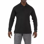 Рубашка поло с длинным рукавом "5.11 Tactical Perfomance Long Sleeve Polo" Black