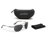 Окуляри балістичні "ESS® InVINCEible Aviator Gunmetal with Smoke Gray Lenses" Steel