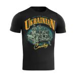 Футболка M-Tac Ukrainian Cavalry Чорна, black, Tan 3
