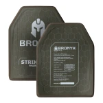 Керамічна бронеплита 5 класу Bronyx. Вага 2.98 кг. Розмір L (26х33 см) 3