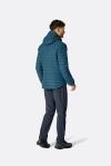 Чоловічий пуховик Rab Microlight Windstopper Hoody, Tempest Blue 3