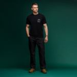 Футболка Basic Military T-Shirt. HMMWV. Cotton and Elastane, чорний 5