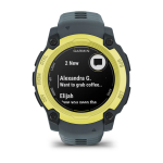 Смарт-годинник Garmin Instinct E, 40 mm. Жовто-Сірий 5