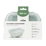 Контейнер Tribe Collapsible Container 800 мл силіконовий, Зелений 4 Контейнер Tribe Collapsible Container 800 мл силіконовий, Зелений 4