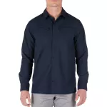 Сорочка тактична з довгим рукавом "5.11 FREEDOM FLEX WOVEN SHIRT - LONG SLEEVE" Peacoat