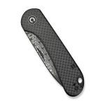 Ніж складаний Civivi Elementum Slip Joint C18062AJ-DS1 Damascus Carbon Fiber, сірий 4